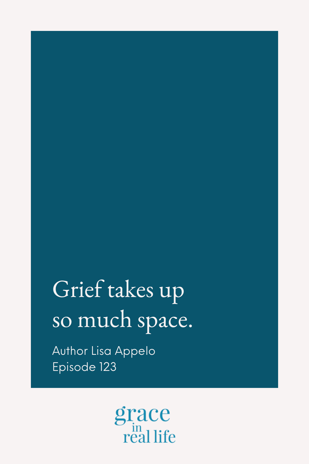 Pin H. Ep.123. God, grace, emotions, grief, Lisa Appelo